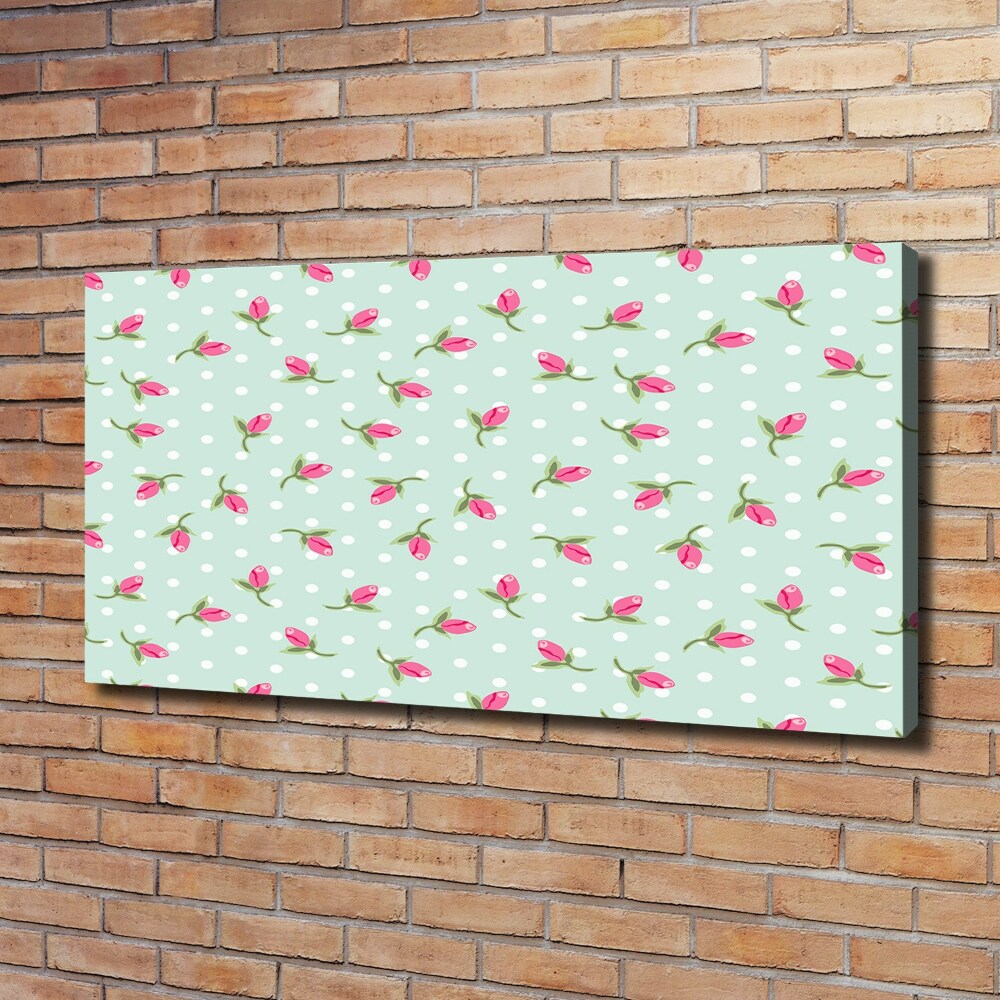 Foto obraz canvas Róże wzór