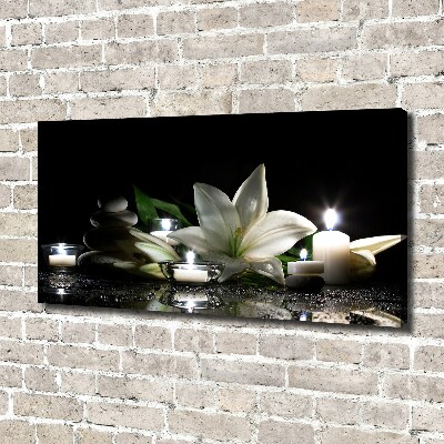Foto obraz canvas Biała lilia