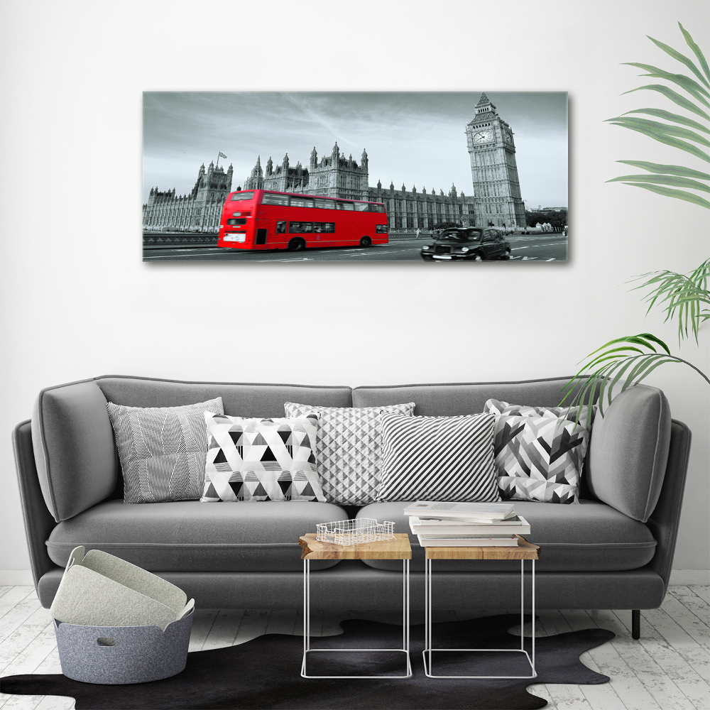 Foto obraz na płótnie Londyński autobus