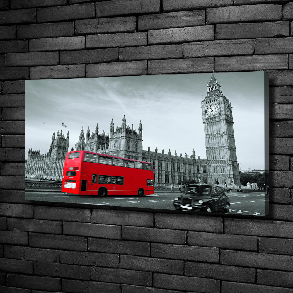 Foto obraz na płótnie Londyński autobus