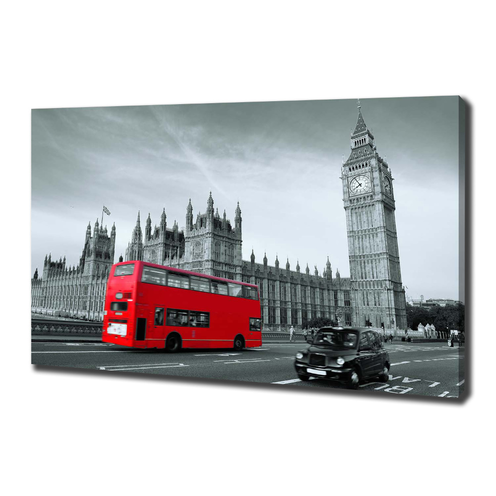 Foto obraz na płótnie Londyński autobus