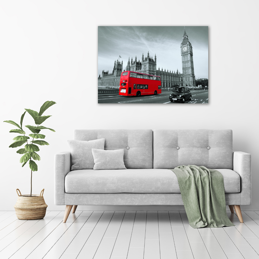 Foto obraz na płótnie Londyński autobus
