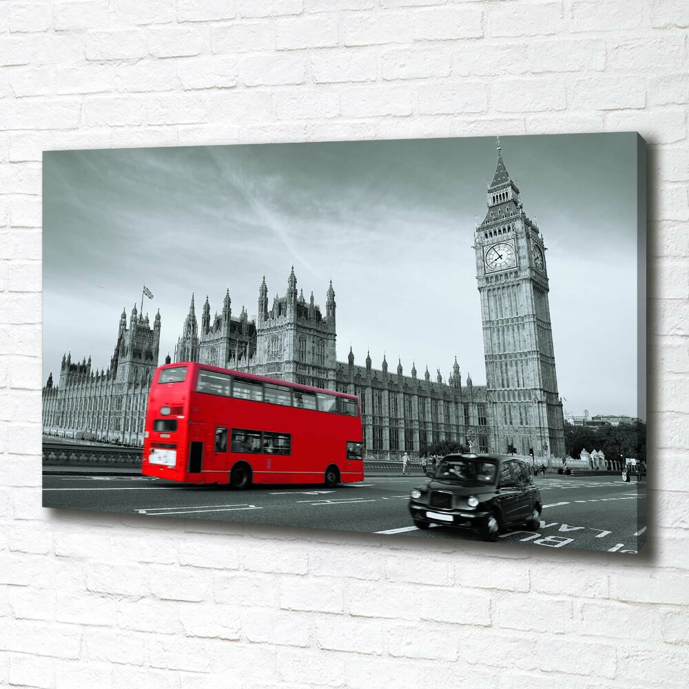 Foto obraz na płótnie Londyński autobus