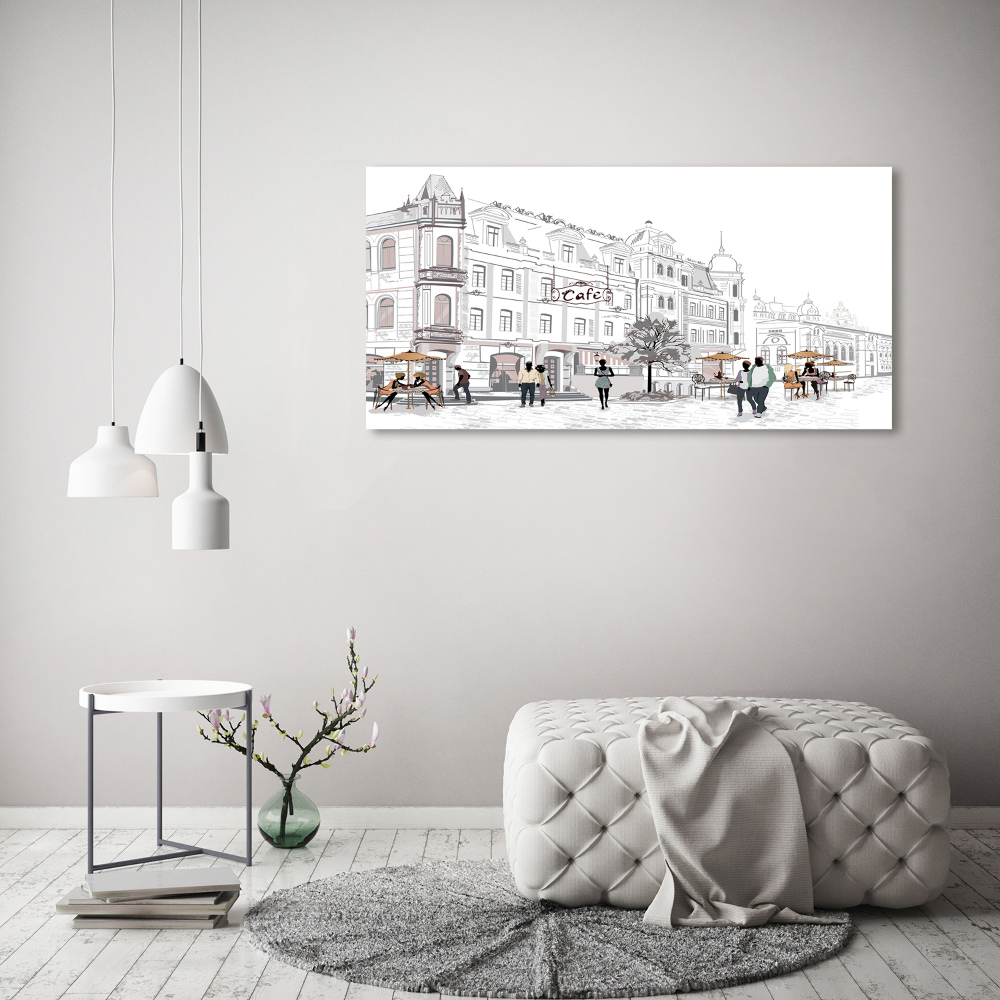Duży Foto obraz na płótnie Stare miasto