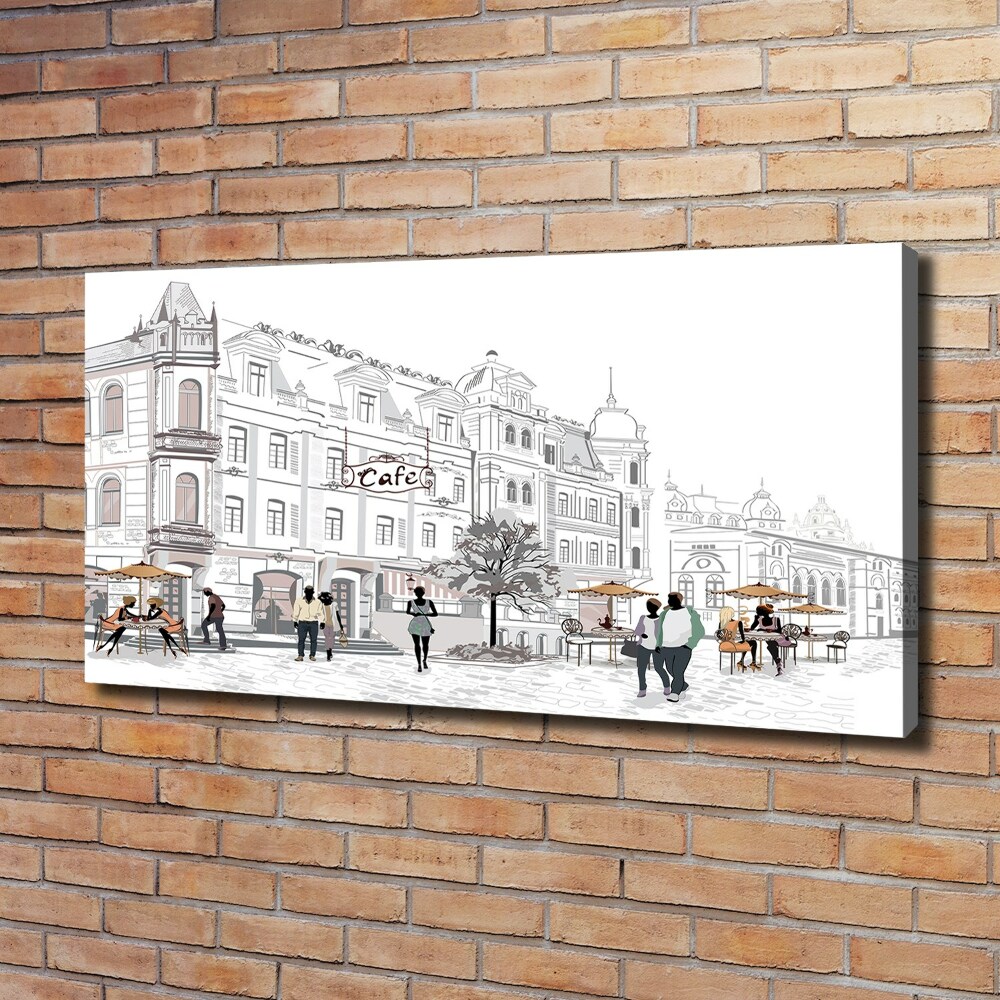 Duży Foto obraz na płótnie Stare miasto