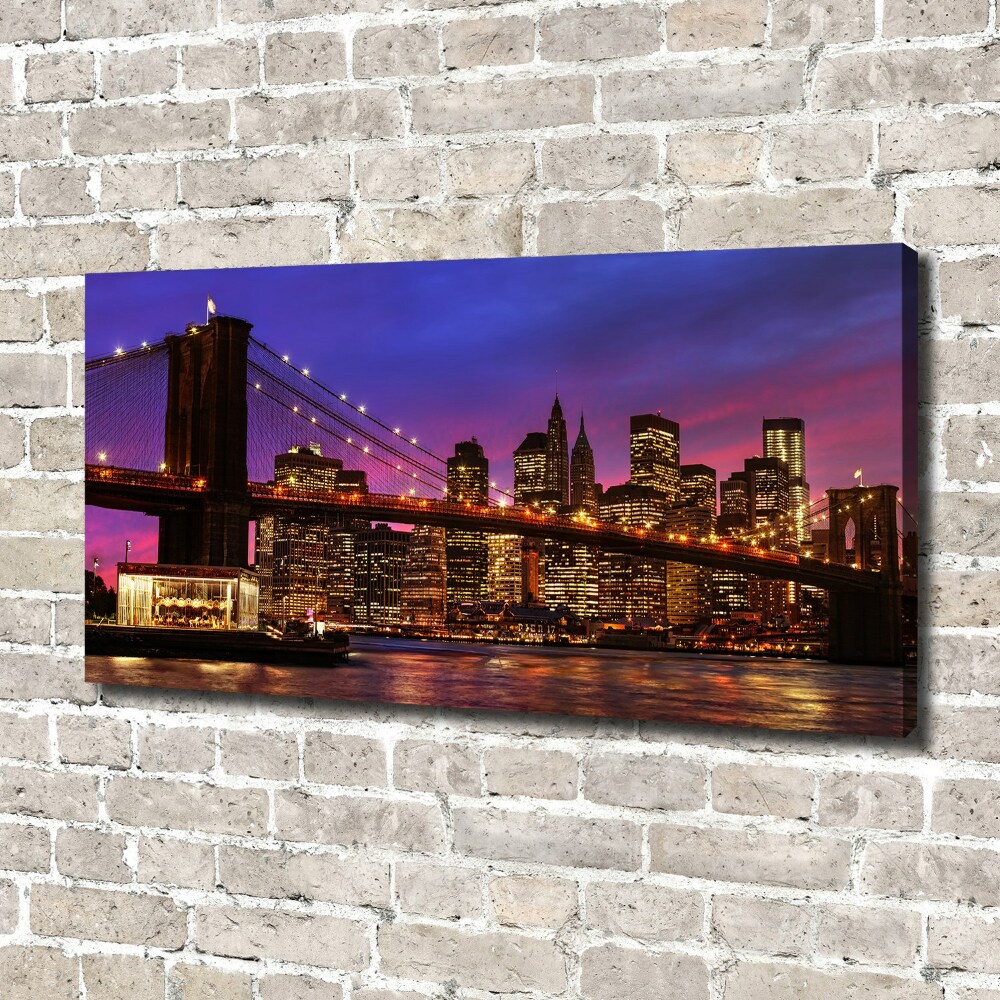 Foto obraz na płótnie Manhattan zachód