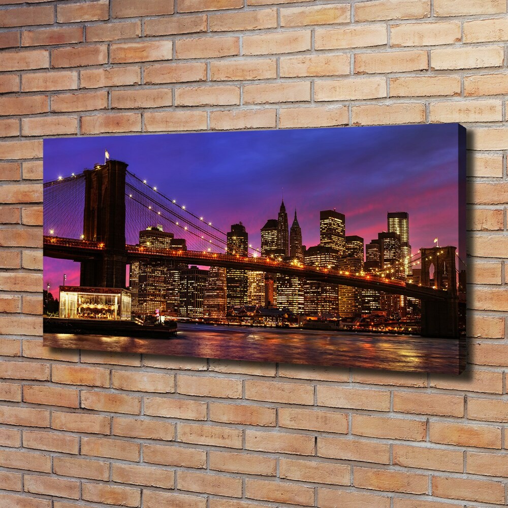 Foto obraz na płótnie Manhattan zachód