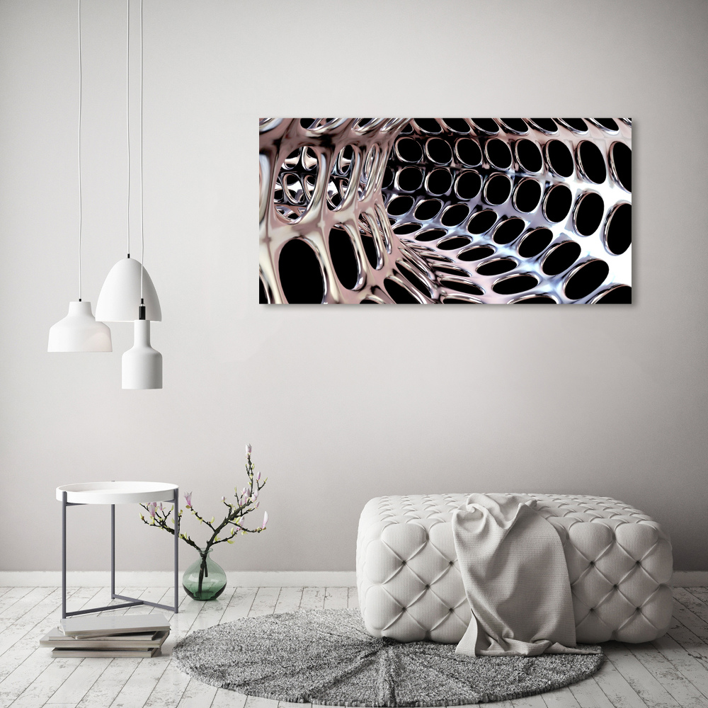 Foto obraz na płótnie Metalowy tunel