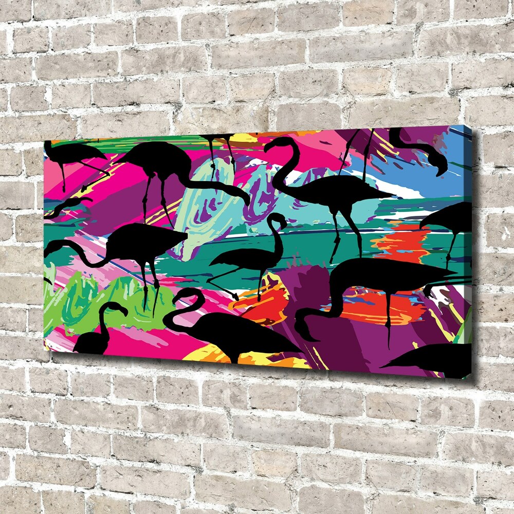 Foto obraz canvas Flamingi
