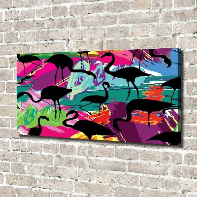 Foto obraz canvas Flamingi