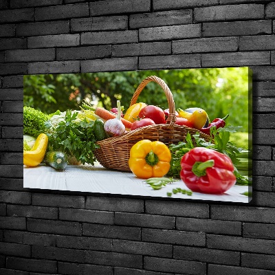 Foto obraz canvas Kosz warzyw