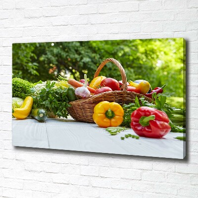 Foto obraz canvas Kosz warzyw