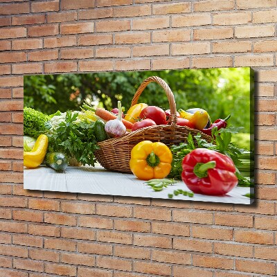 Foto obraz canvas Kosz warzyw