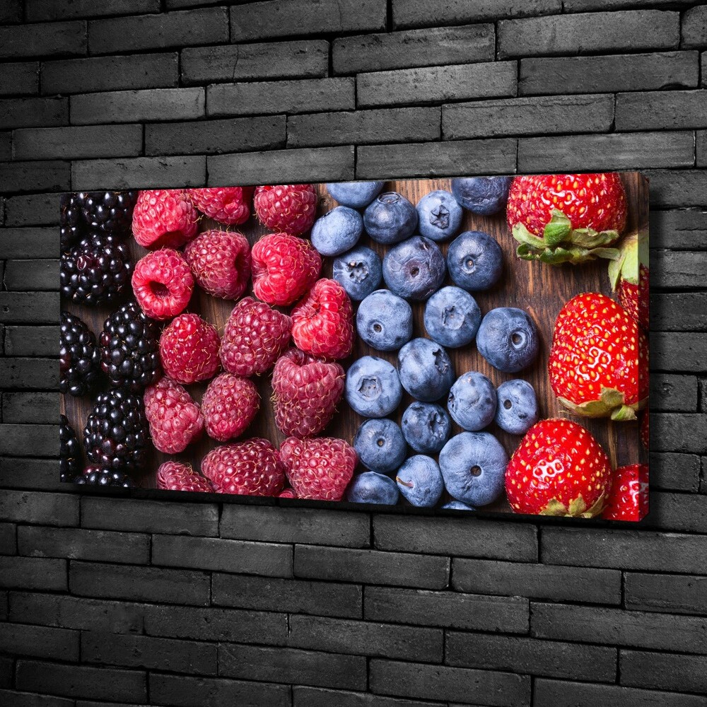 Foto obraz canvas Owoce leśne