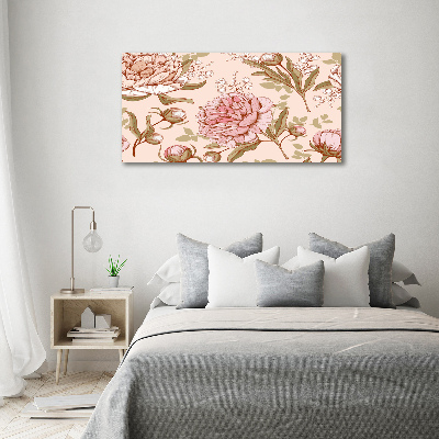 Foto obraz canvas Piwonie