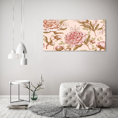Foto obraz canvas Piwonie
