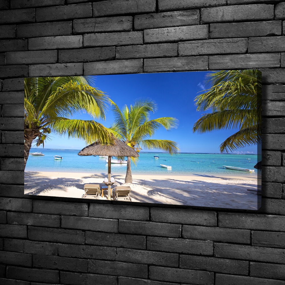 Foto obraz na płótnie Plaża Mauritius