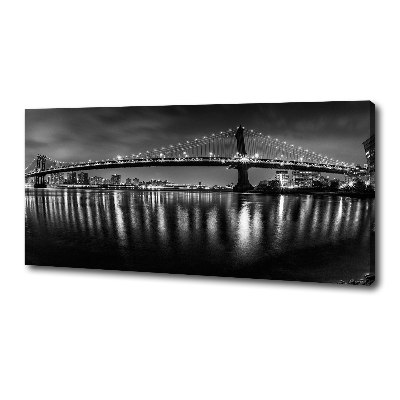 Foto obraz na płótnie Manhattan nocą
