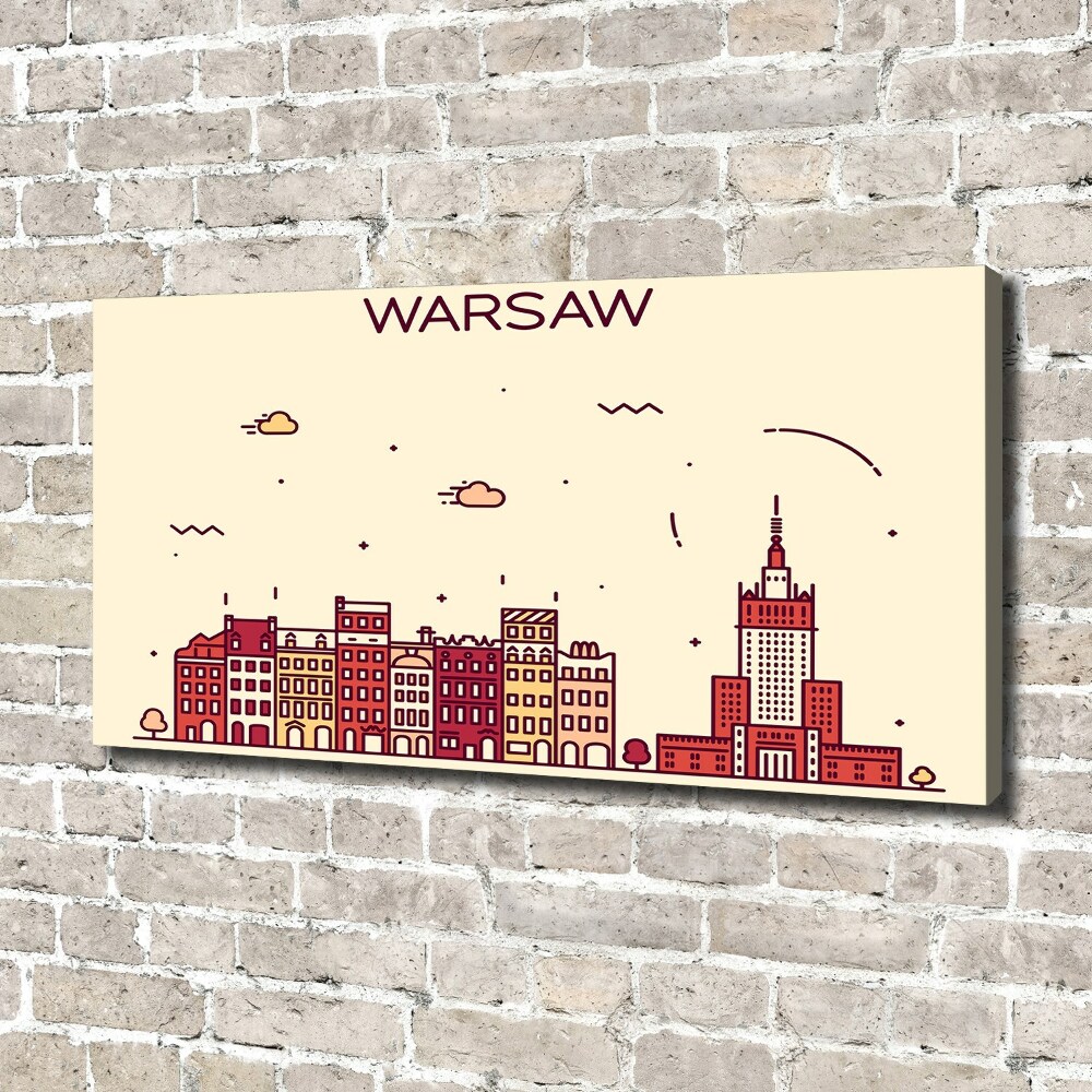 Foto obraz na płótnie Warszawa Polska