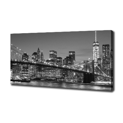 Foto obraz na płótnie Manhattan nocą
