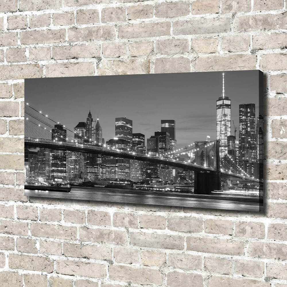 Foto obraz na płótnie Manhattan nocą