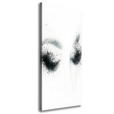 Nowoczesny obraz canvas na ramie pionowy Makijaż