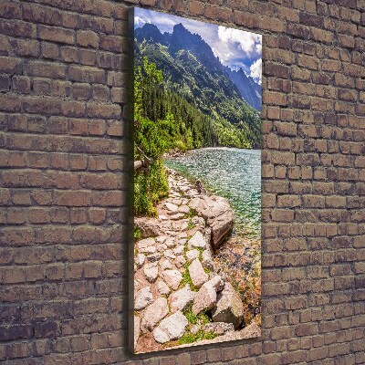 Foto obraz na płótnie pionowy Morskie oko Tatry