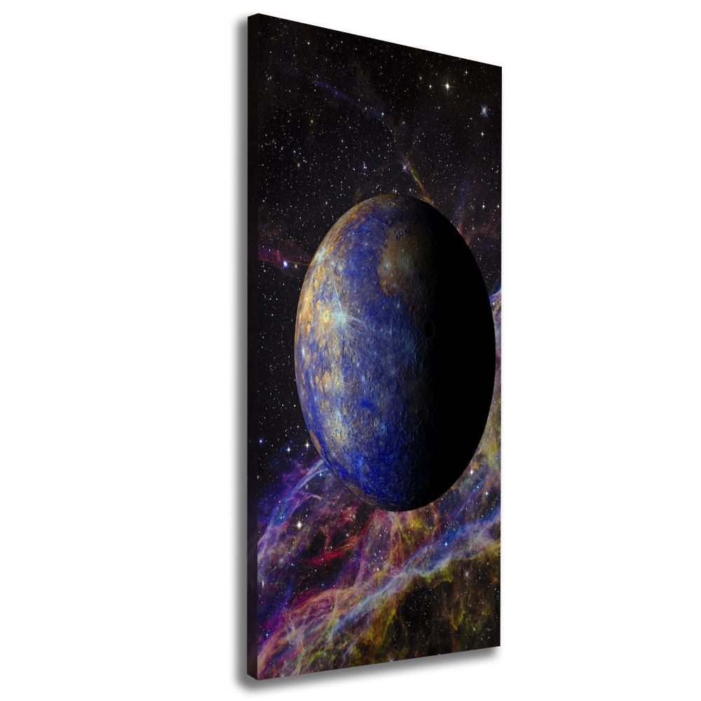 Nowoczesny obraz canvas na ramie pionowy Merkury
