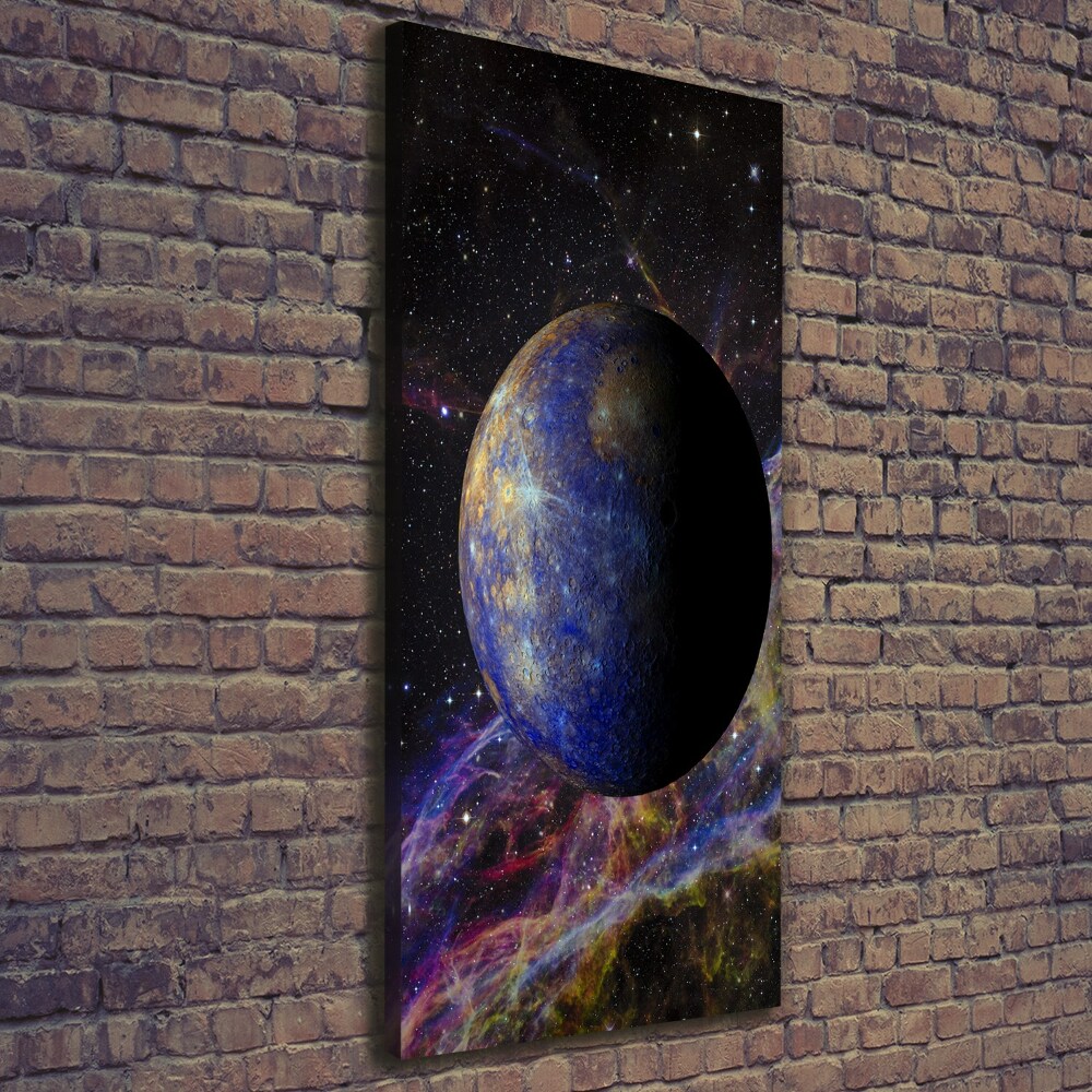 Nowoczesny obraz canvas na ramie pionowy Merkury