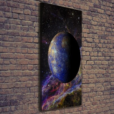 Nowoczesny obraz canvas na ramie pionowy Merkury