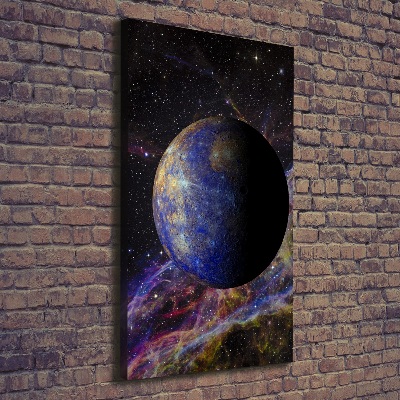 Nowoczesny obraz canvas na ramie pionowy Merkury