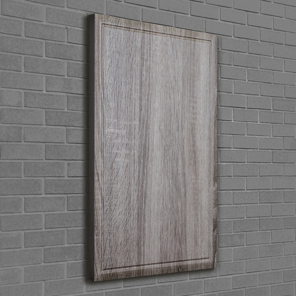 Nowoczesny fotoobraz canvas na ramie pionowy Drewno