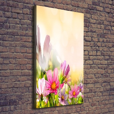 Foto obraz canvas pionowy Polne kwiaty