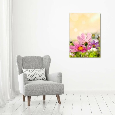 Foto obraz canvas pionowy Polne kwiaty