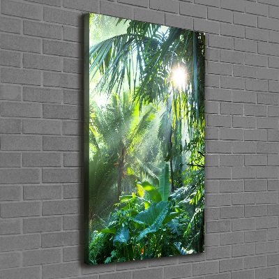 Nowoczesny obraz canvas na ramie pionowy Dżungla
