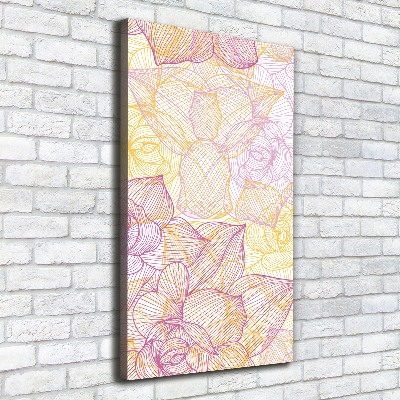 Nowoczesny fotoobraz canvas na ramie pionowy Kwiaty
