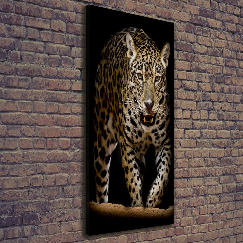 Nowoczesny fotoobraz canvas na ramie pionowy Jaguar