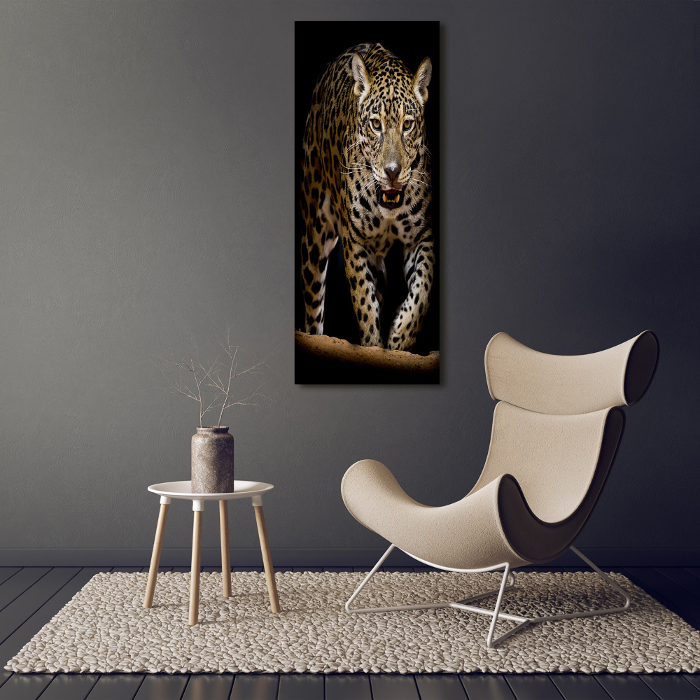 Nowoczesny fotoobraz canvas na ramie pionowy Jaguar