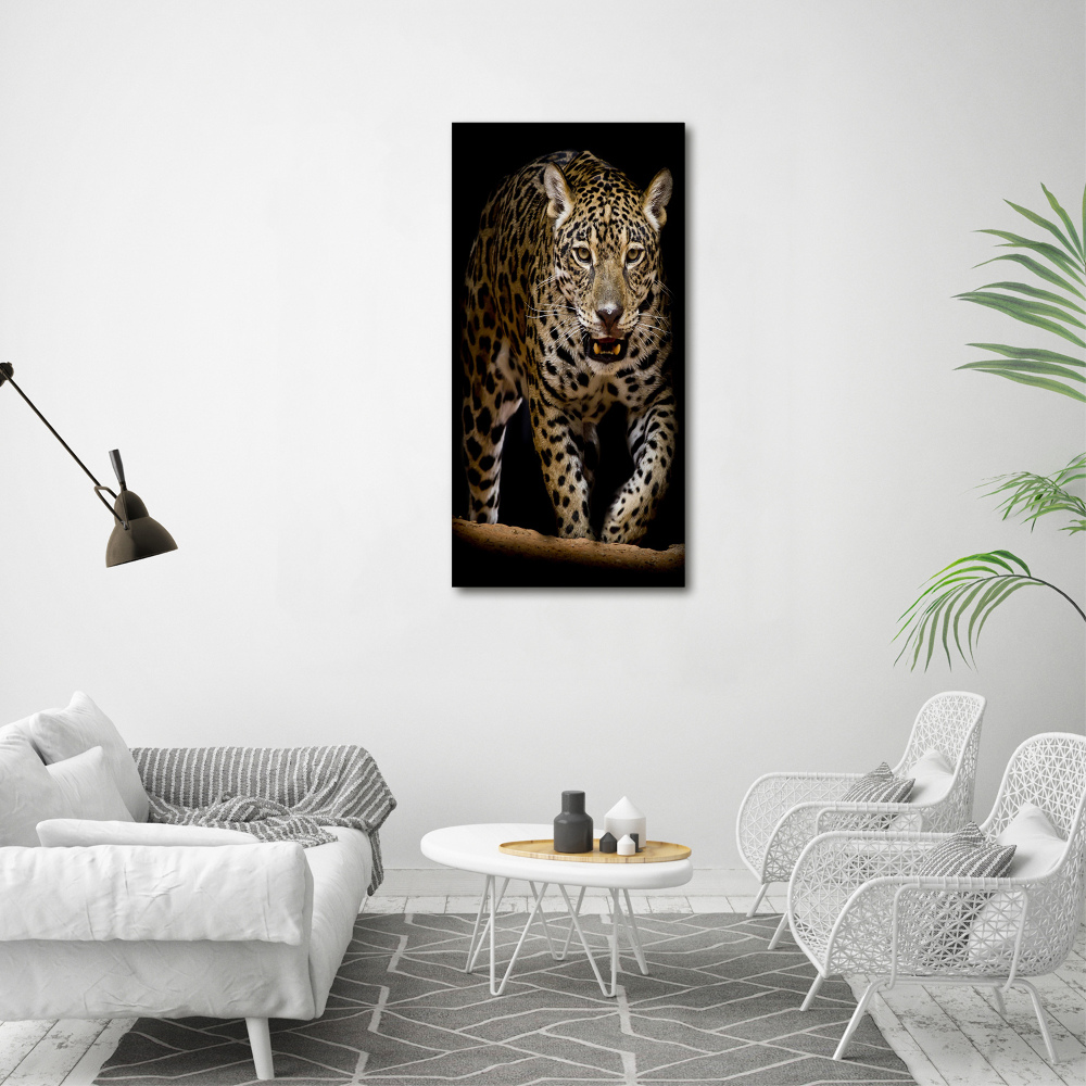 Nowoczesny fotoobraz canvas na ramie pionowy Jaguar