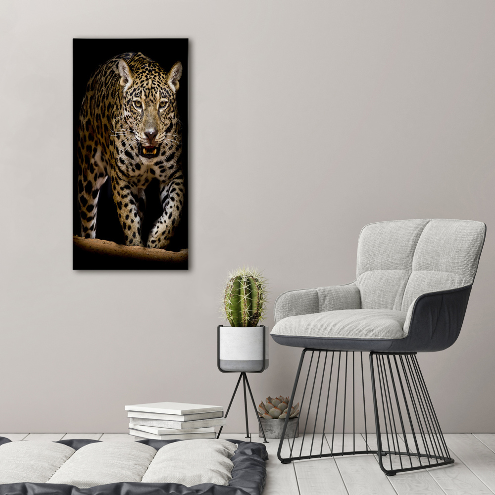 Nowoczesny fotoobraz canvas na ramie pionowy Jaguar