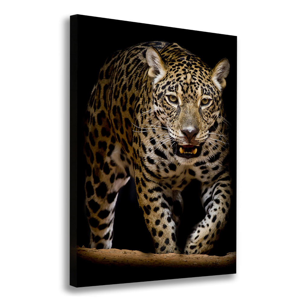 Nowoczesny fotoobraz canvas na ramie pionowy Jaguar