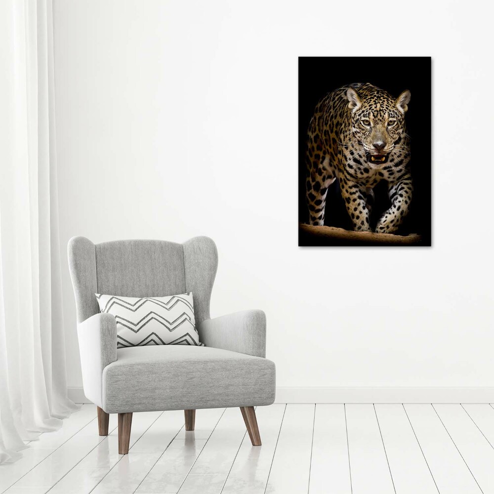 Nowoczesny fotoobraz canvas na ramie pionowy Jaguar