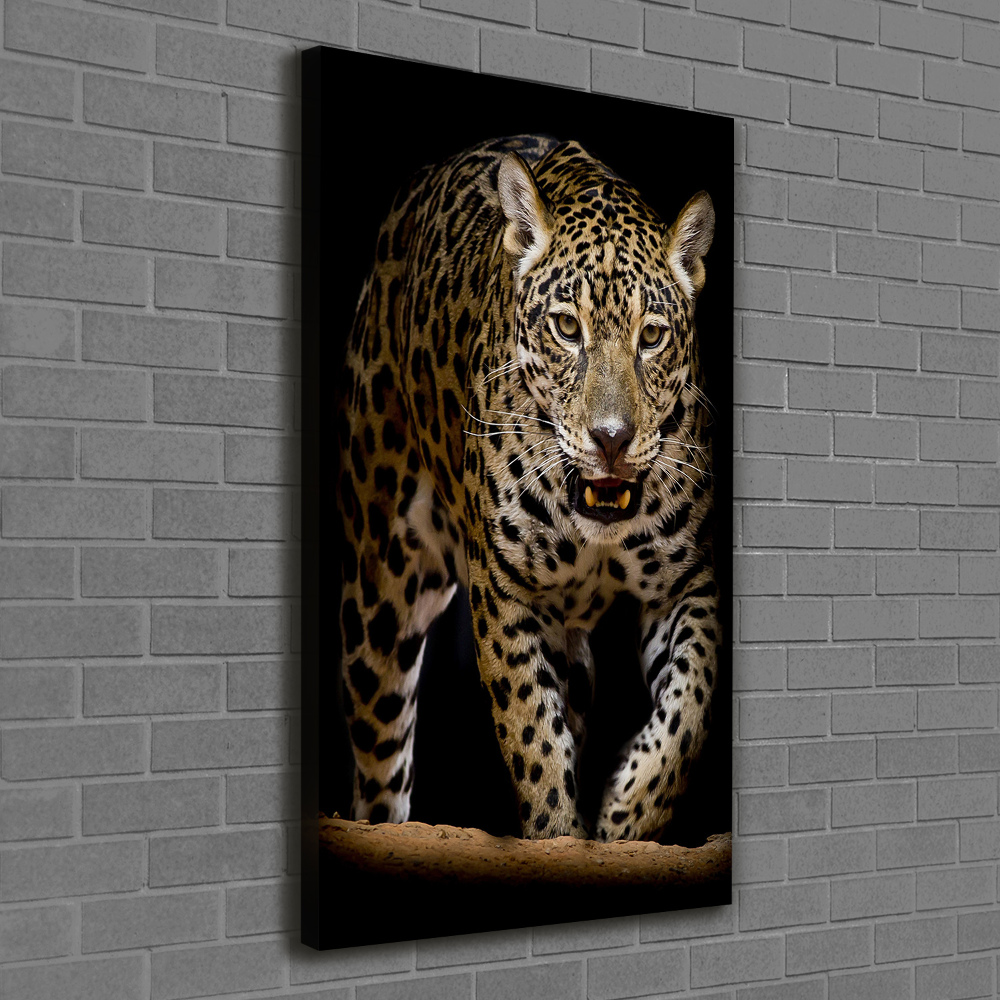 Nowoczesny fotoobraz canvas na ramie pionowy Jaguar
