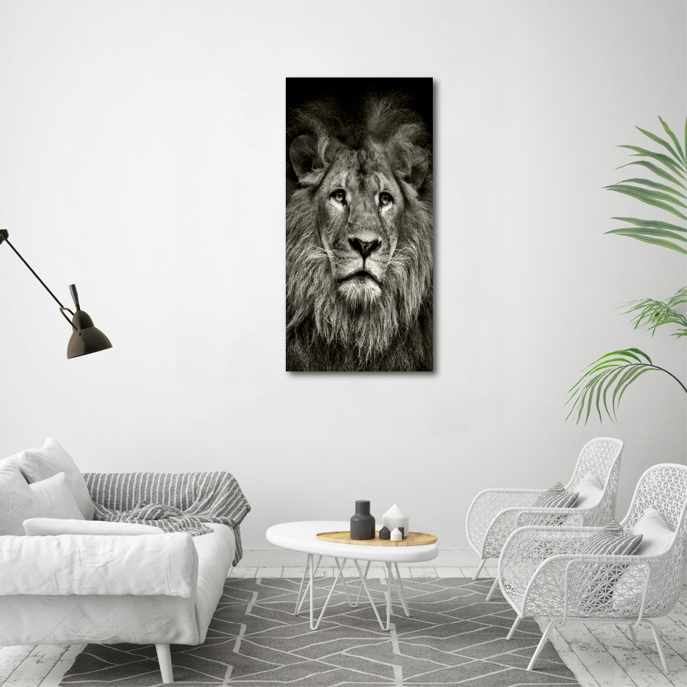 Foto obraz canvas pionowy Lew