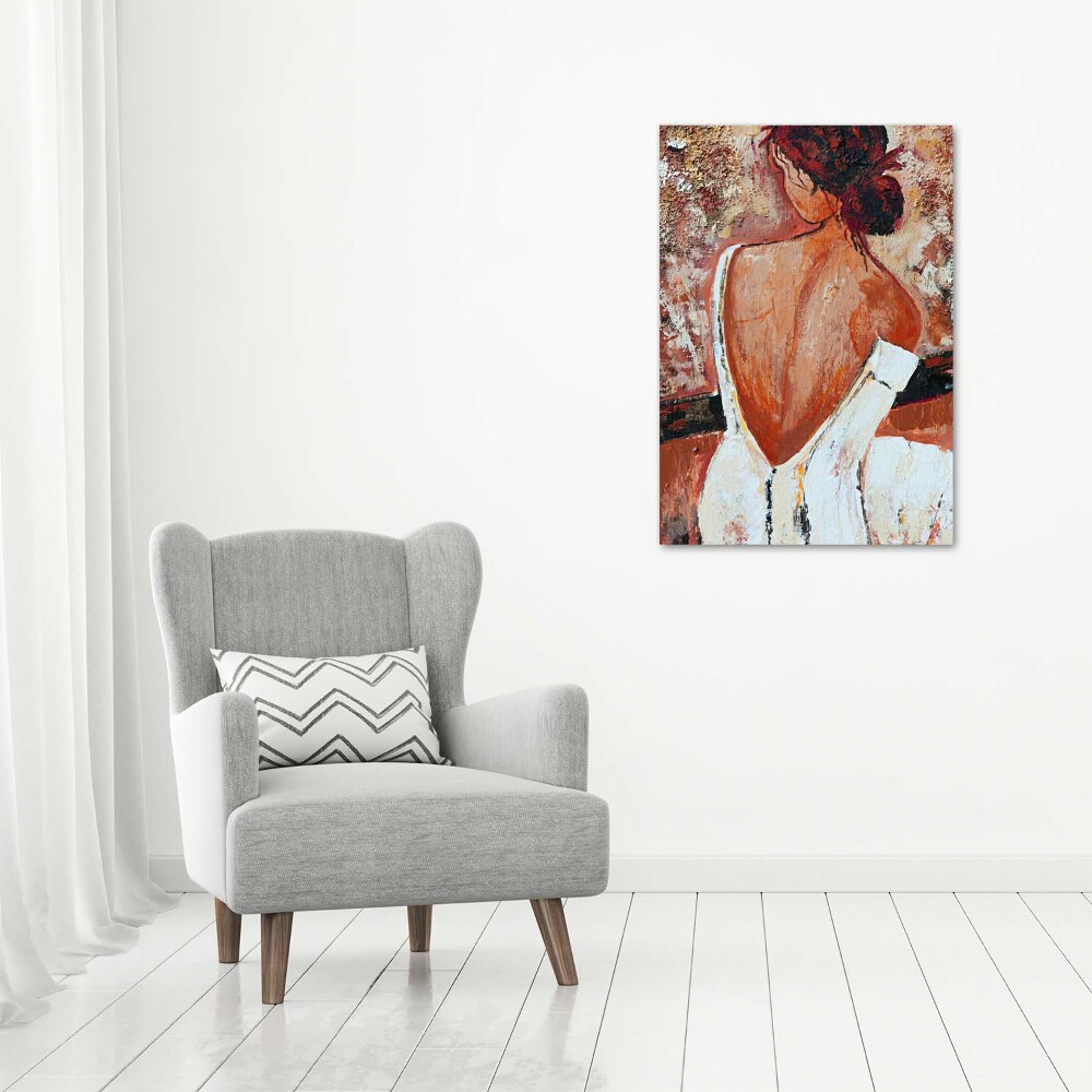 Nowoczesny obraz canvas na ramie pionowy Kobieta