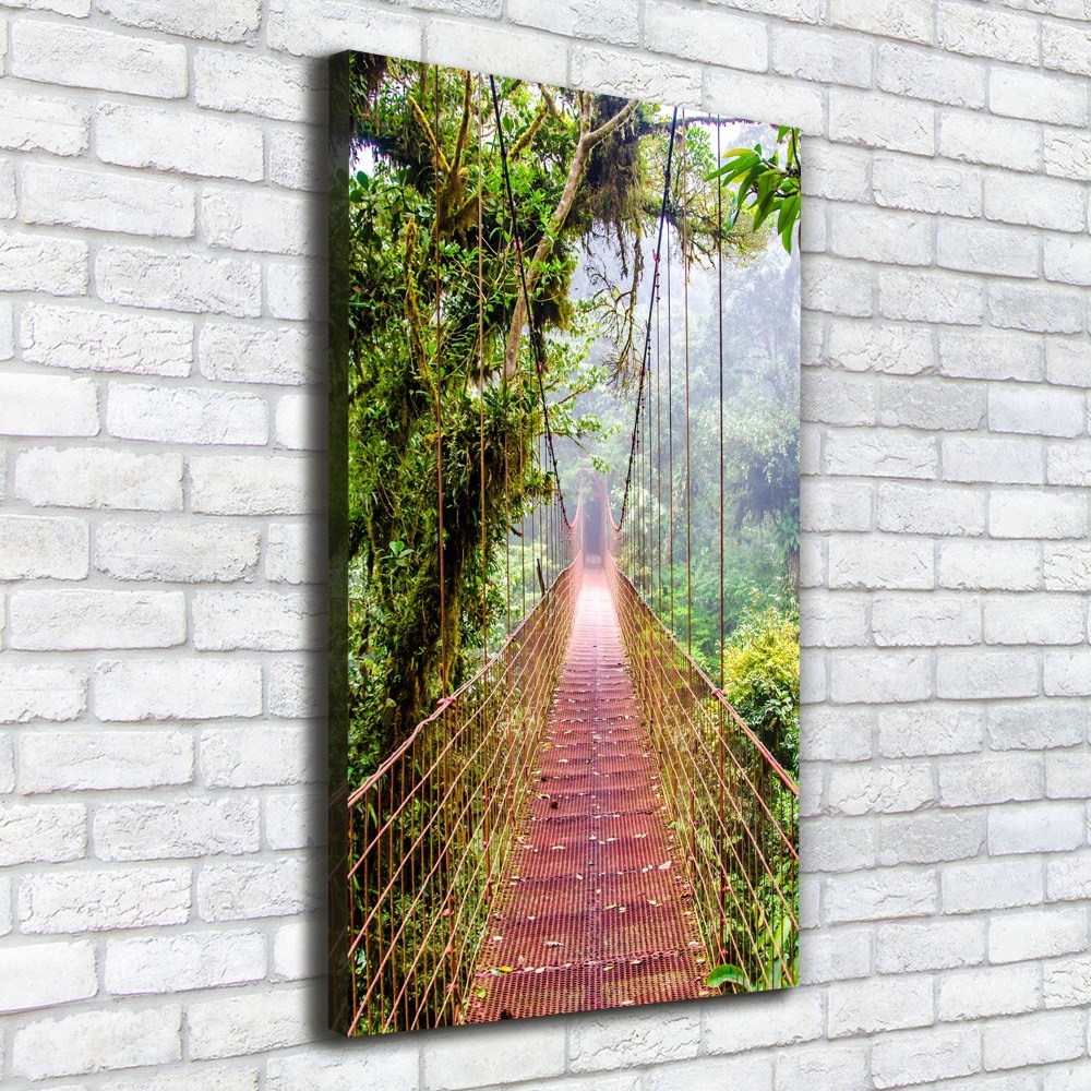 Foto obraz canvas pionowy Most wiszący