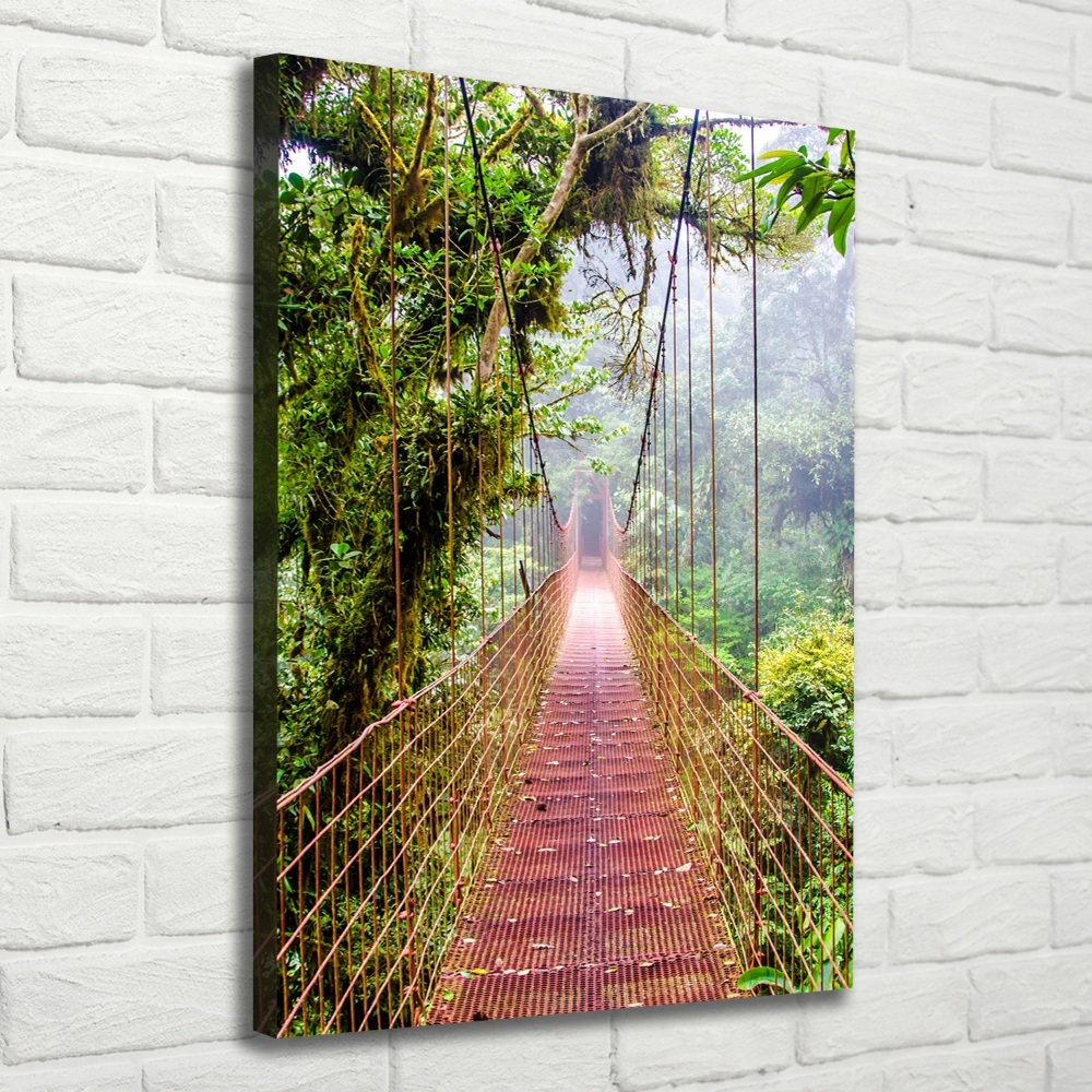 Foto obraz canvas pionowy Most wiszący