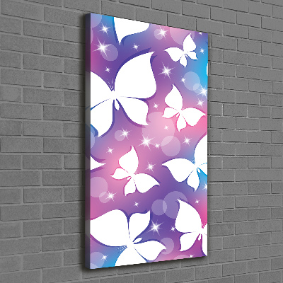 Nowoczesny fotoobraz canvas na ramie pionowy Motyle