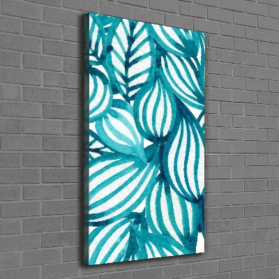 Nowoczesny fotoobraz canvas na ramie pionowy Liście