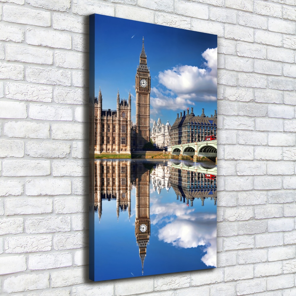 Foto obraz na płótnie pionowy Big Ben Londyn